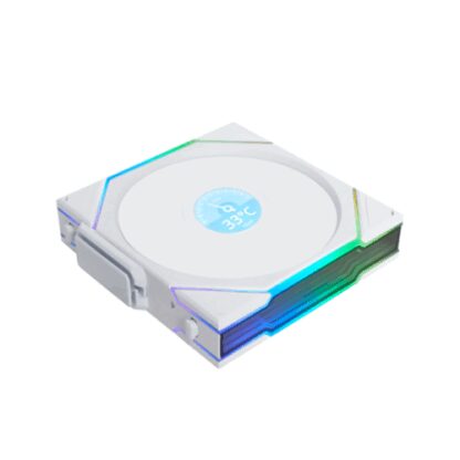 VENTILADOR 120X120 LIAN LI UNIFAN TL-LCD WIRELESS WHITE - Imagen 3