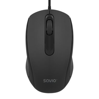 RATON OPTICO SAVIO MB-03 CON CABLE USB-A 1200 DPI - Imagen 2