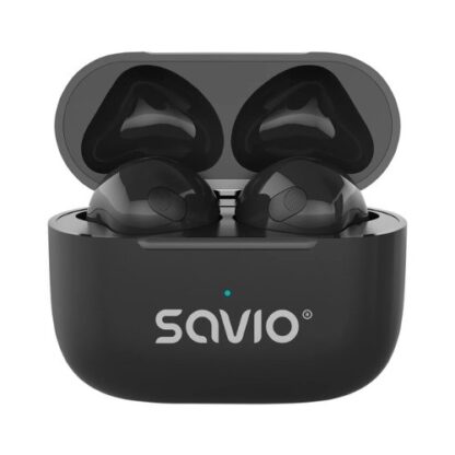 AURICULARES INALAMBRICOS SAVIO TWS-02 PRO BLACK - Imagen 2
