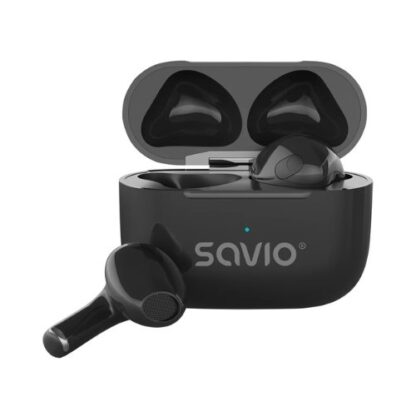 AURICULARES INALAMBRICOS SAVIO TWS-02 PRO BLACK - Imagen 3