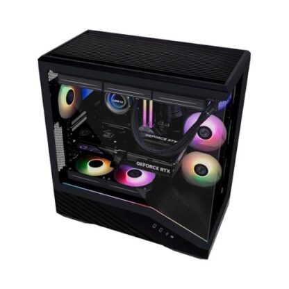 TORRE ATX LIAN LI V100 BLACK 4 VENT ARGB / MAX CPU COOL 180 - Imagen 3