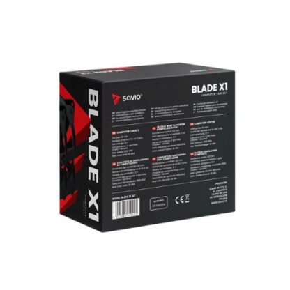 VENTILADOR 120X120 SAVIO  BLADE X1 PACK 3 - Imagen 6