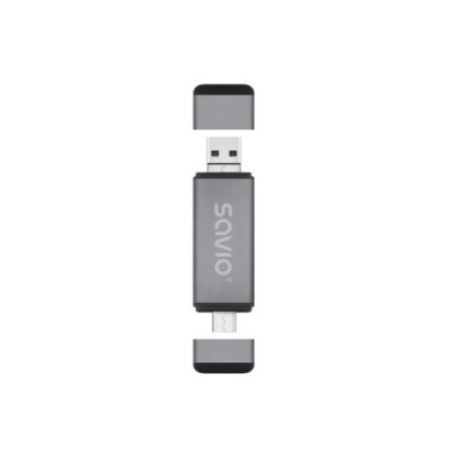 LECTOR TARJETAS  SD USB 3 en 1 SAVIO AK-72 - Imagen 3