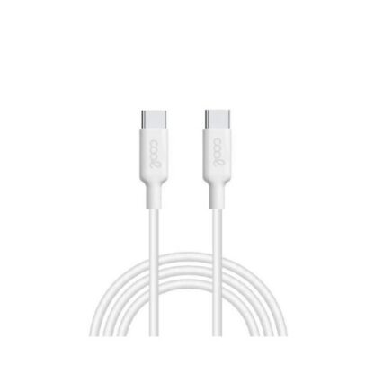 CABLE COOL USB C A USB-C 1M WHITE