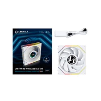 VENTILADOR 120X120 LIAN LI UNIFAN TL-LCD WIRELESS WHITE
