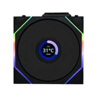 VENTILADOR 120X120 LIAN LI UNIFAN TL-LCD WIRELESS BLACK