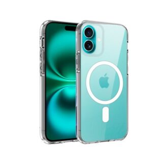 FUNDA COOL IPHONE 16 PLUS MAGNETICA TRANSPARENTE