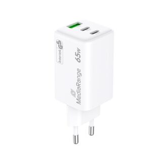 CARGADOR MEDIARANGE TRIPLE USB-A Y USB-C 65W