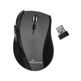 RATON OPTICO MEDIARANGE MROS203 WIRELESS BK-GREY