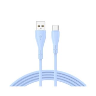 CABLE COOL USB A USB-C 1M NYLON BLUE