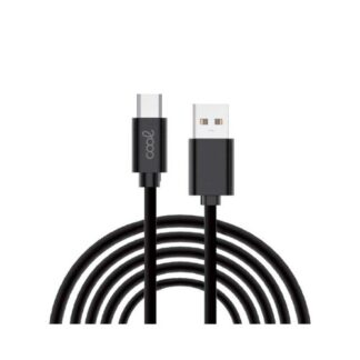 CABLE COOL USB A USB-C 3M BLACK