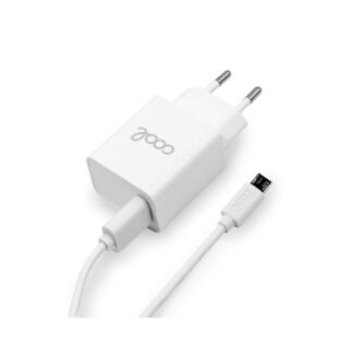 CARGADOR COOL MICRO USB 3 AMP WHITE   CABLE