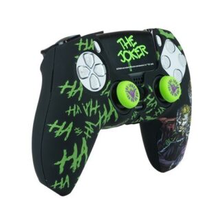 KIT FUNDA+GRIPS+STICKER MANDO PS5 BLADE DC JOKER
