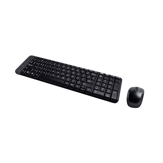 TECLADO+RATÓN LOGITECH MK220 WIRELESS NEGRO - Imagen 2