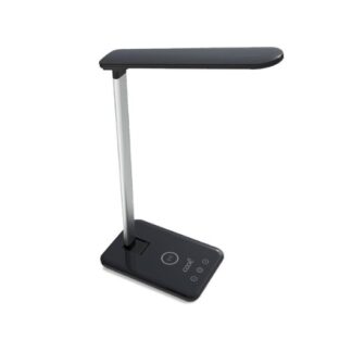 LÁMPARA LED+BASE CARGA QI COOL FOLD NEGRO