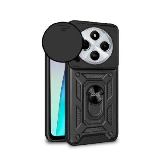 FUNDA COOL XIAOMI REDMI 14C HARD RING NEGRO