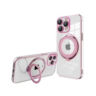 FUNDA COOL IPHONE 15 PRO MAGNETICA RING ROSA