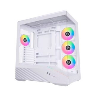 TORRE ATX LIAN LI V100 WHITE 4 VENT ARGB / MAX CPU COOL 180