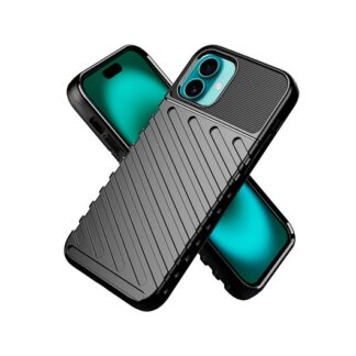 FUNDA COOL IPHONE 16 PLUS THUNDER NEGRO