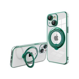 FUNDA COOL IPHONE 15 PLUS MAGNETICA RING VERDE