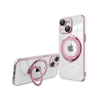 FUNDA COOL IPHONE 15 PLUS MAGNETICA RING ROSA