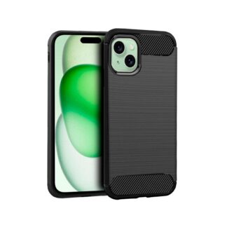 FUNDA COOL IPHONE 15 PLUS CARBON NEGRO
