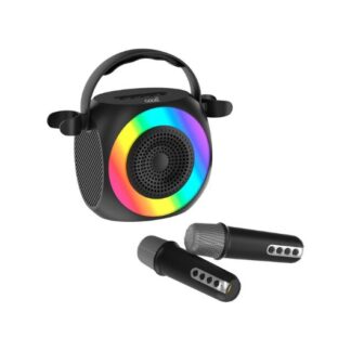 ALTAVOZ KARAOKE COOL MINI KARAOKE PARTY 6W NEGRO