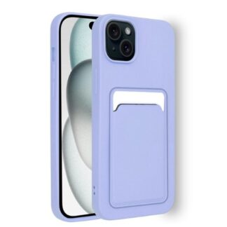 FUNDA COOL IPHONE 15 CARD VIOLETA