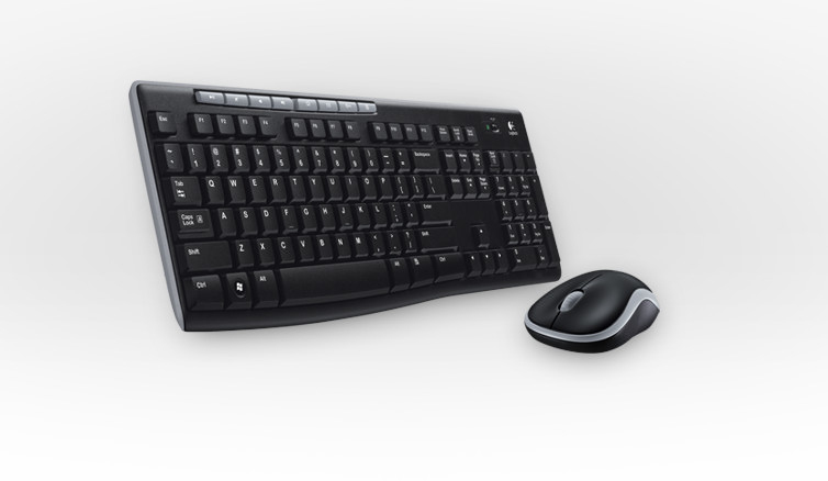 TECLADO+RATON LOGITECH MK270 WIRELESS NEGRO - Imagen 3