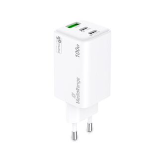 CARGADOR MEDIARANGE TRIPLE USB-A U USB-C 100W