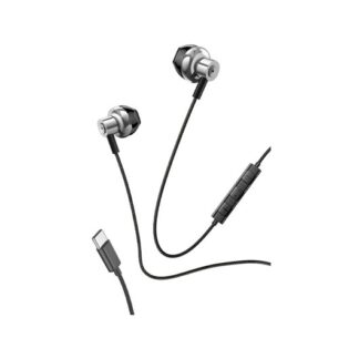 AURICULARES BOTON MICRO COOL STEREO TIPO-C SILVER