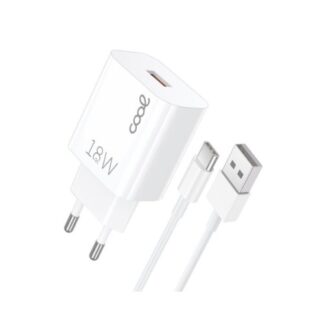 CARGAGOR COOL USB-C 3AMP CARGA RAPIDA WHITE CABLE