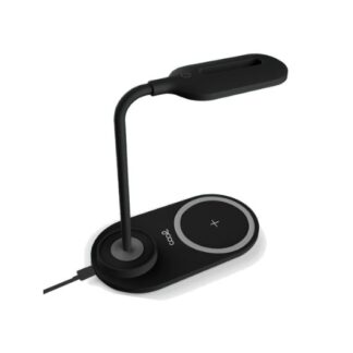 LÁMPARA LED + BASE CARGA QI COOL NEGRO