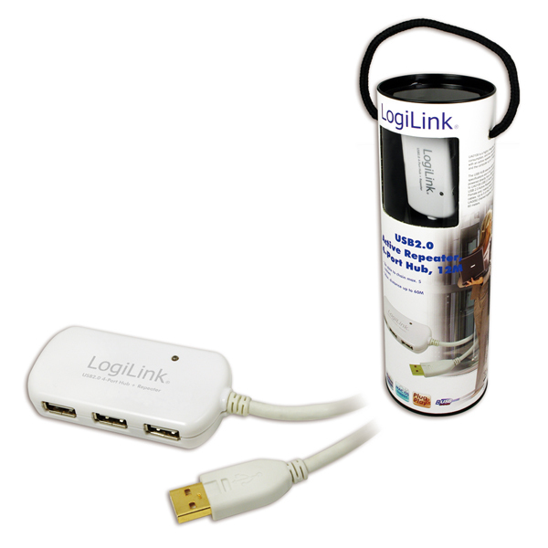 HUB 4 PUERTOS USB 2.0 LOGILINK UA0108 12METROS - Imagen 2