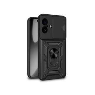 FUNDA COOL IPHONE 17 HARD RING NEGRO